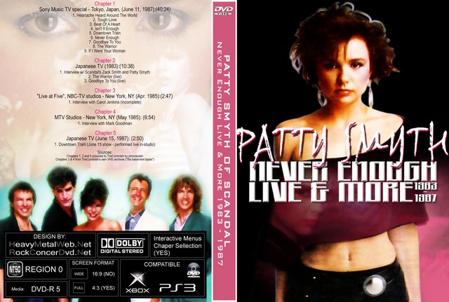 PATTY SMYTH - Never Enough Live & More 1983 - 1987.jpg